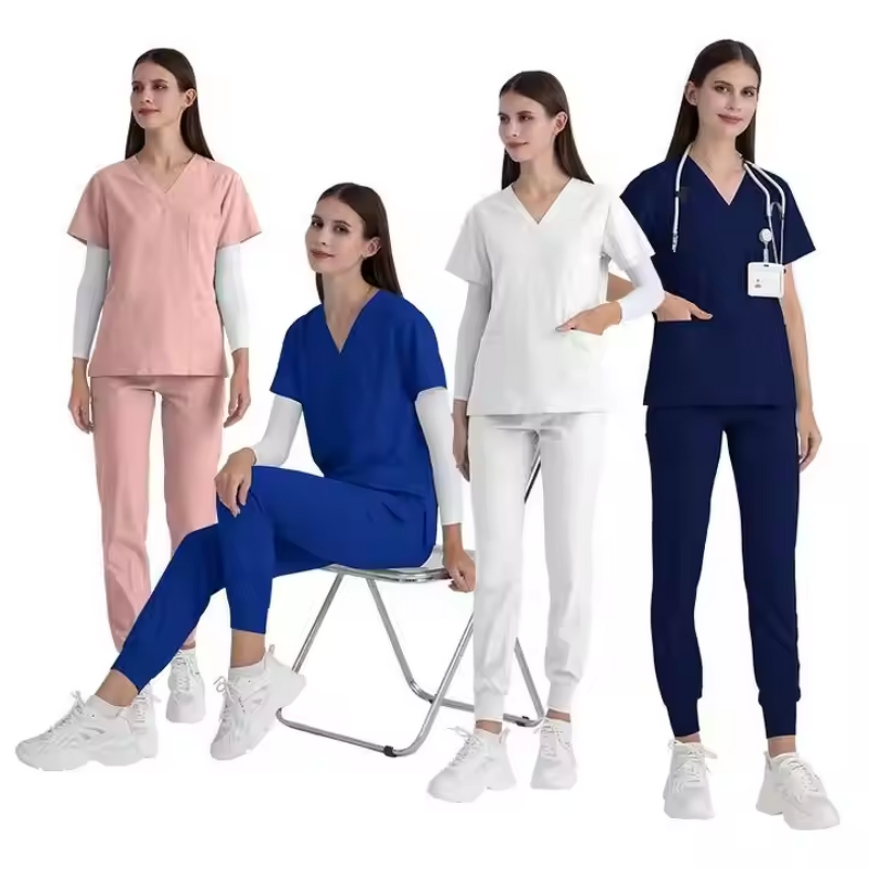 Nursing Scrubs Factory - OEM Custom Athletic Spandex Hospital Uniforms