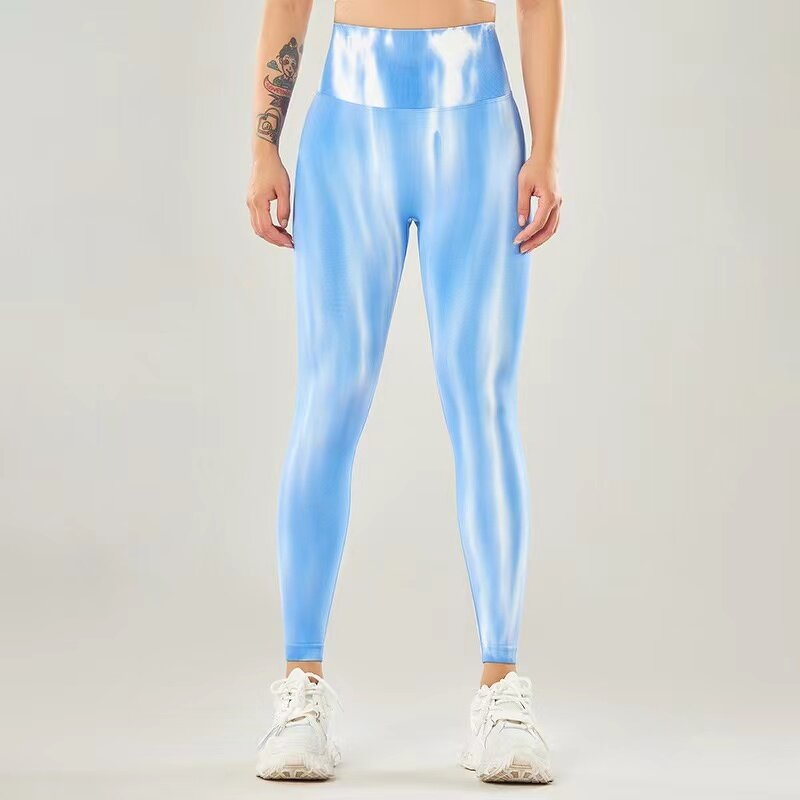 Yoga Leggings Supplier - OEM Tie Dye Seamless High Waist