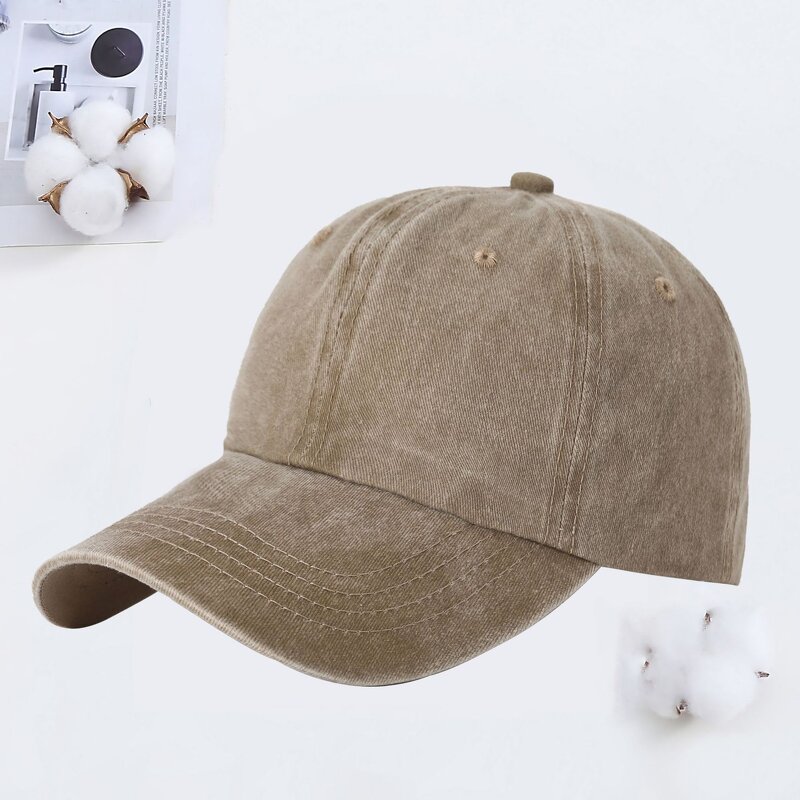 Dad Hat Factory - OEM Custom Washed Distressed Adjustable Dad