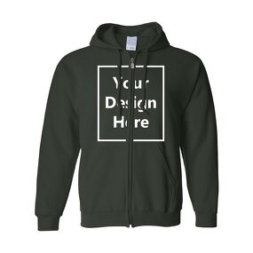 Hoodie Supplier - OEM Custom Women's Full Face Zip Embroidered