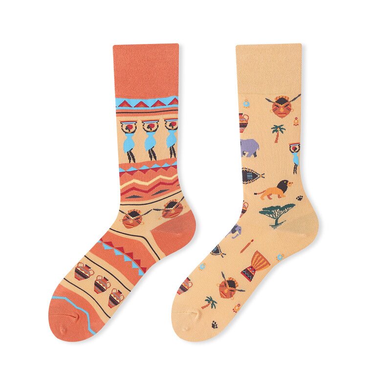 Sport Socks Supplier - OEM Custom Logo Print Bamboo Cotton Crew