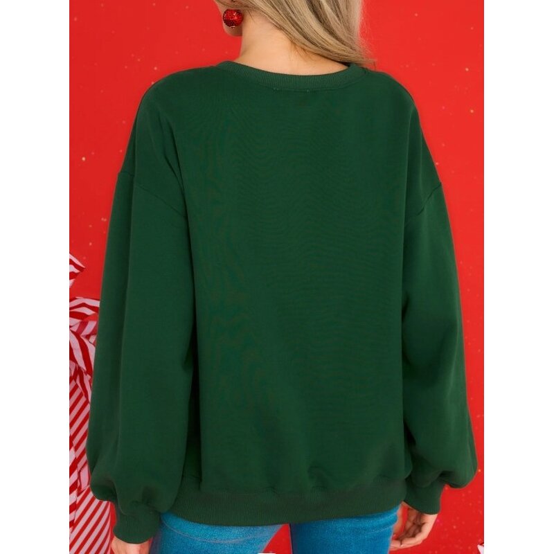 Christmas Hoodie Supplier - OEM Glitter Bow Women's Clothing