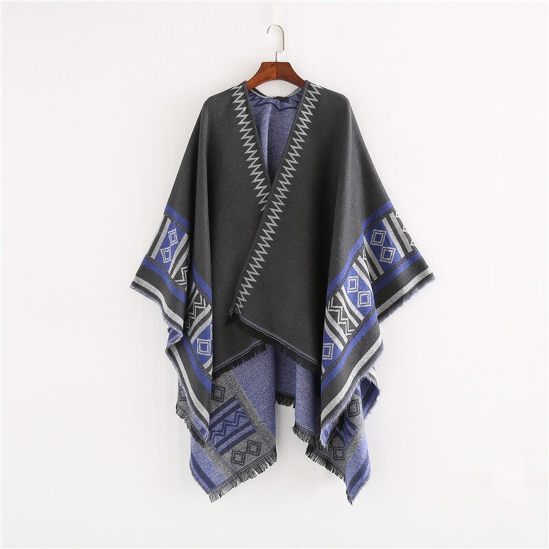 Shawl Cardigan Factory - OEM Women's Sweater Cloak With Tassels