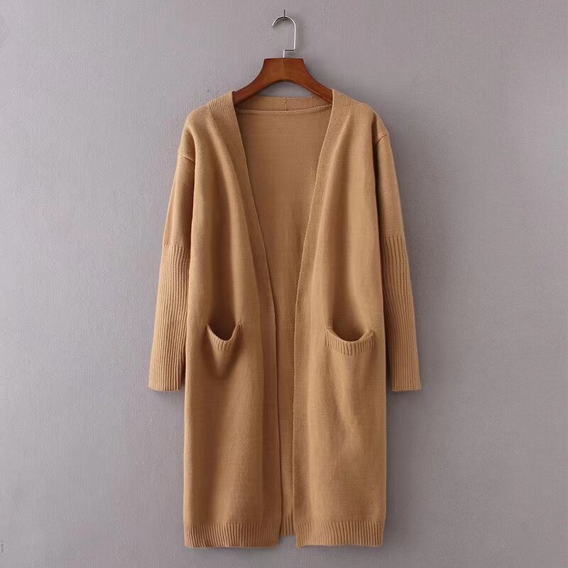Cardigan Supplier - OEM Wholesale Plain Open Front Drape