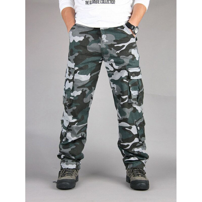 Cargo Pants Supplier - OEM New Arrival Multi Pockets Camo