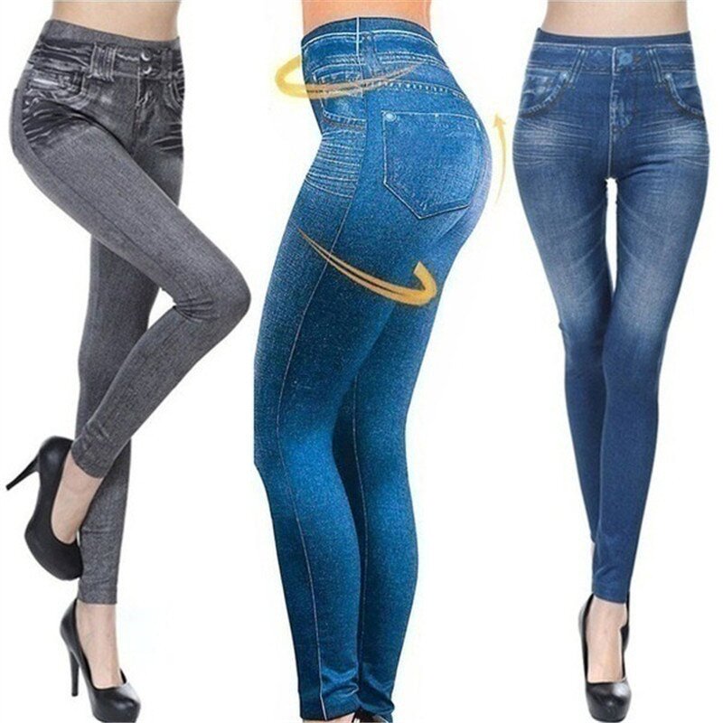 Jeggings Factory - OEM Custom Size Ladies Unlined Jean Leggings