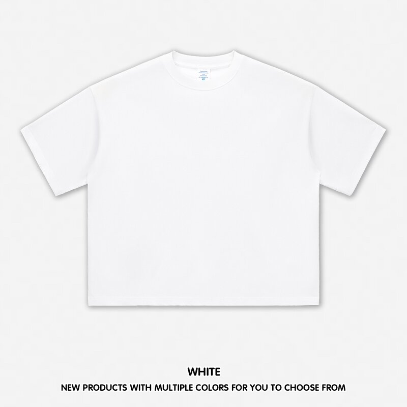 T-Shirt Supplier - OEM Heavyweight Blank Drop Shoulder Crop