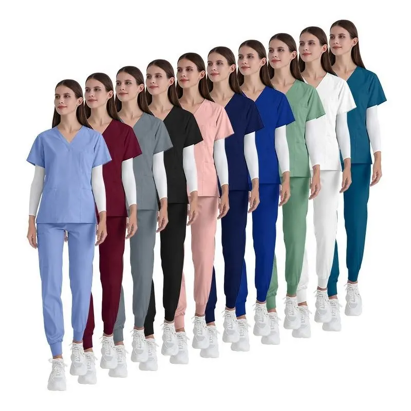 Nursing Scrubs Factory - OEM Custom Athletic Spandex Hospital Uniforms