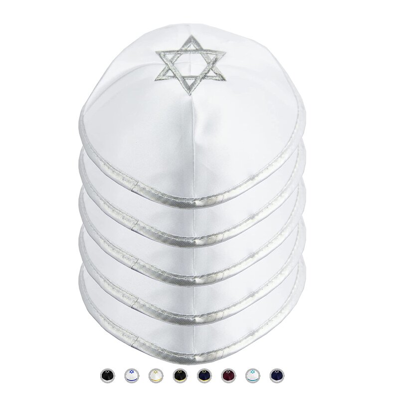 Kippah Supplier - OEM Wholesale Israel Jewish Satin Judaica