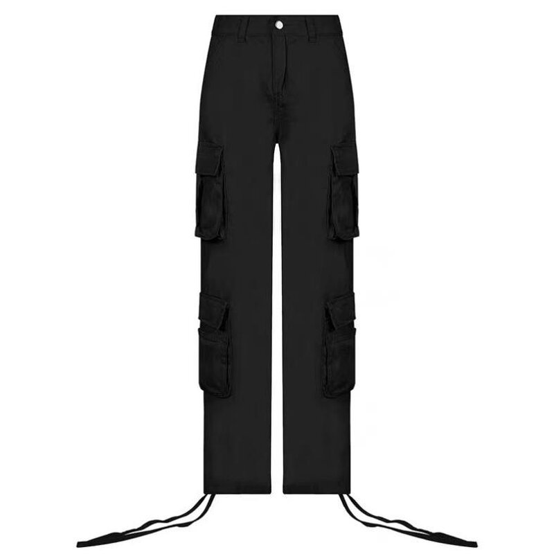 Cargo Pant Supplier - OEM Custom Vintage Pockets High Waist