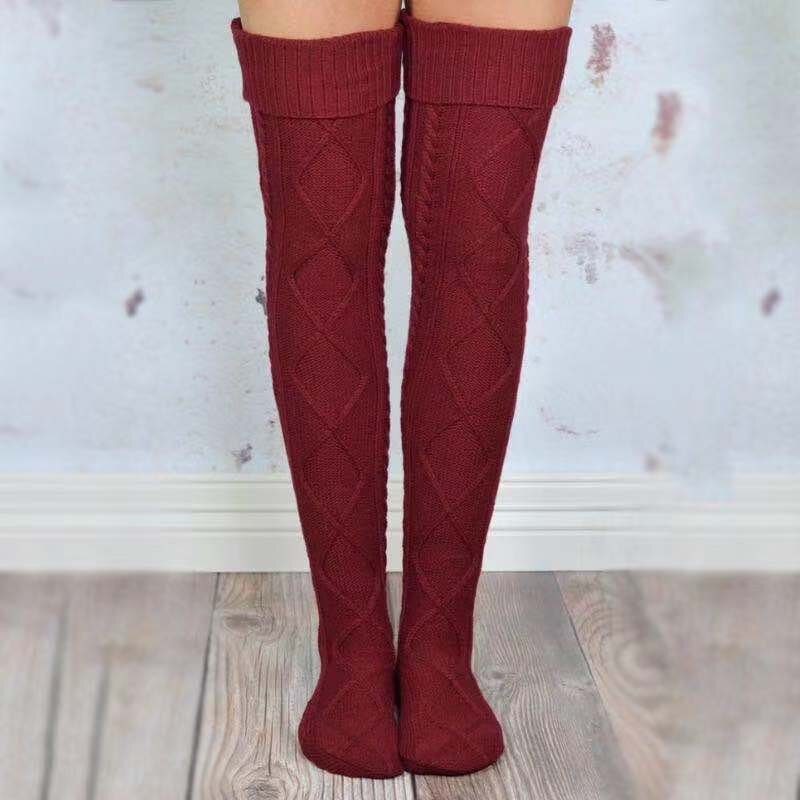 Leg Warmers Manufacturer - OEM Girls Winter Knit Thigh Tube