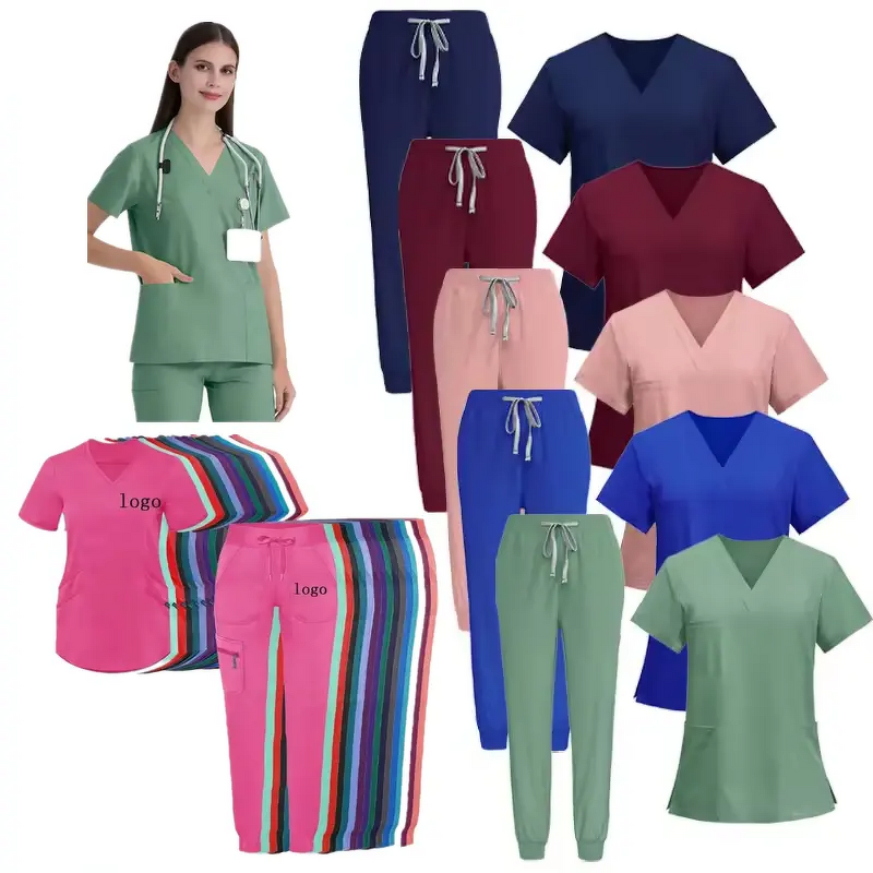 Nursing Scrubs Factory - OEM Custom Athletic Spandex Hospital Uniforms