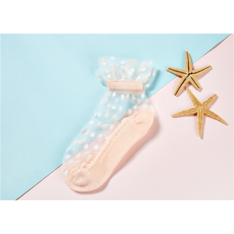 Ankle Socks Factory - OEM Summer Spring Silk Glitter Star