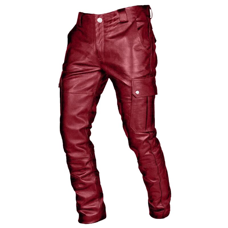 Leather Pants Supplier - OEM PU Vegan Leather Motorcycle Pants