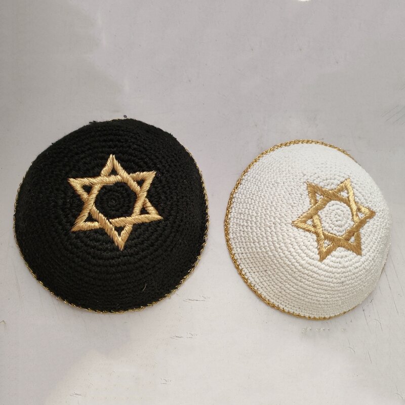 Kippah Manufacturer - OEM Custom Embroidered Jewish Crochet Hat