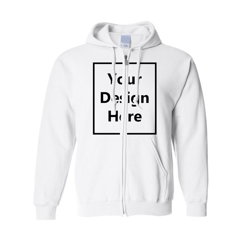 Hoodie Supplier - OEM Custom Women's Full Face Zip Embroidered