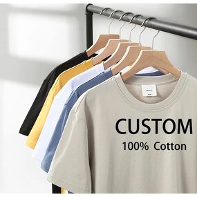 T-Shirt Supplier - OEM Hot Sale 100% Cotton 210 Gsm Men's