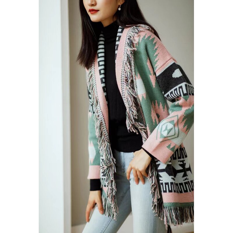 Sweater Set Factory - OEM Ladies Twin Set Cardigan Crop Top