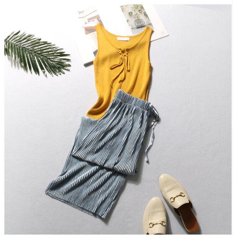 Overalls Factory - OEM Autumn Wide Leg Elastic High Waist