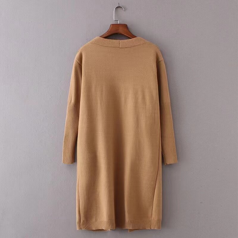 Cardigan Supplier - OEM Wholesale Plain Open Front Drape