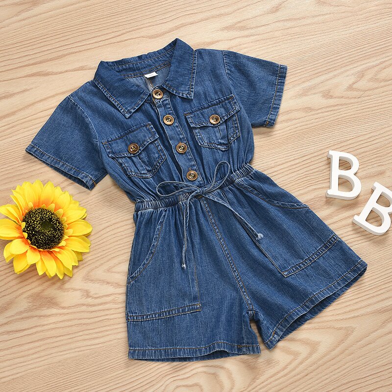 Denim Dress Set Supplier - OEM Sweet Design Girls Woven Jeans