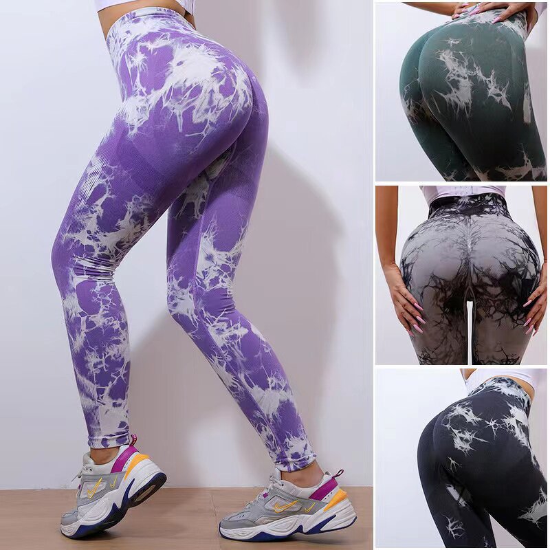 Leggings Factory - OEM Tie Dye Seamless High Waist Yoga