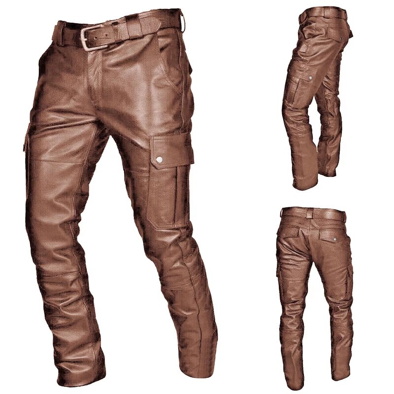 Leather Pants Supplier - OEM PU Vegan Leather Motorcycle Pants