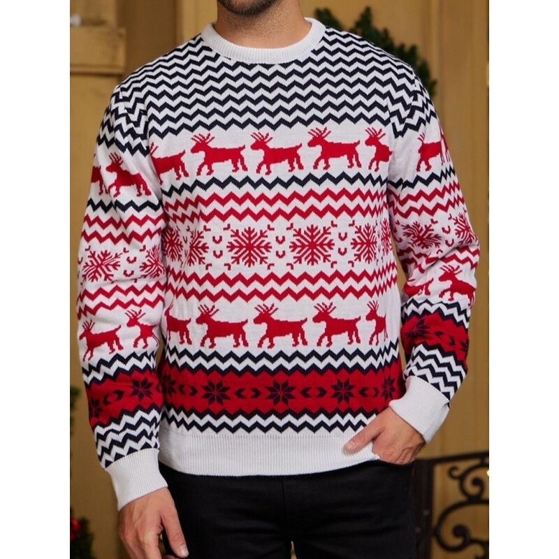 Christmas Sweater Manufacturer - OEM Wholesale Unisex Ugly Jacquard