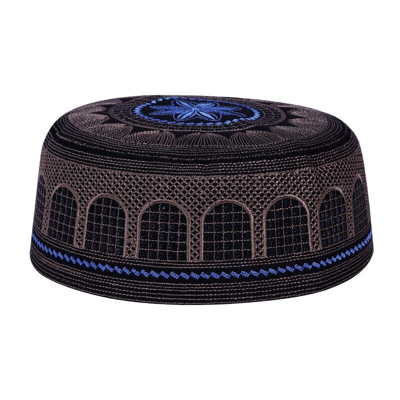 Prayer Hat Manufacturer - OEM Embroidered Kufi Muslim Hard Skull