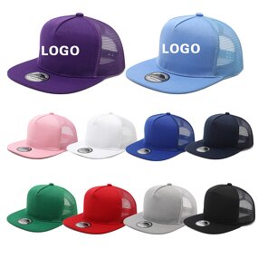 Trucker Hat Supplier - OEM Customized Leather Patch 5 Panels