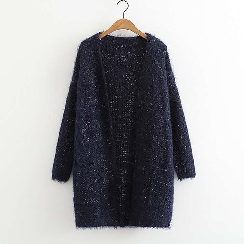 Cardigan Supplier - OEM Hot Sale Soft V-neck Knitted Mid-length
