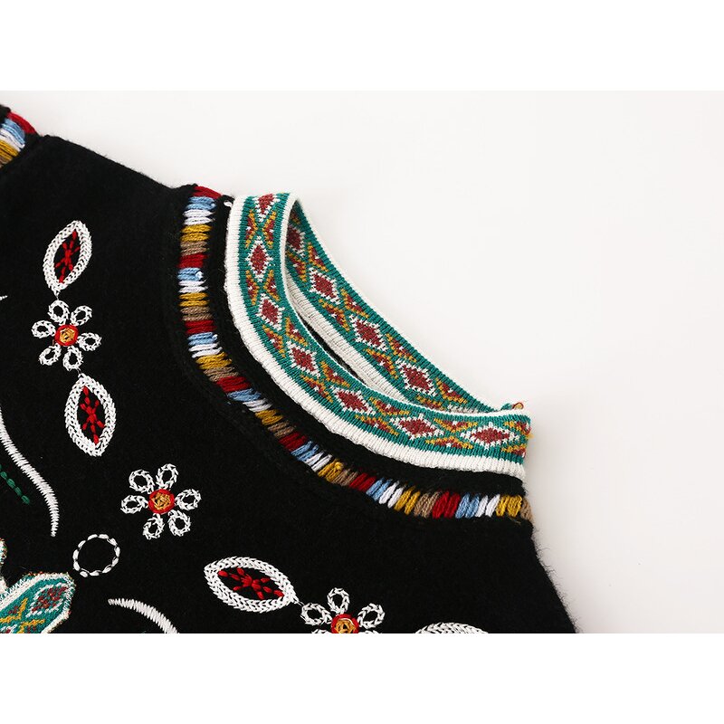 Knitted Sweater Manufacturer - OEM Custom Luxury Women Embroidered