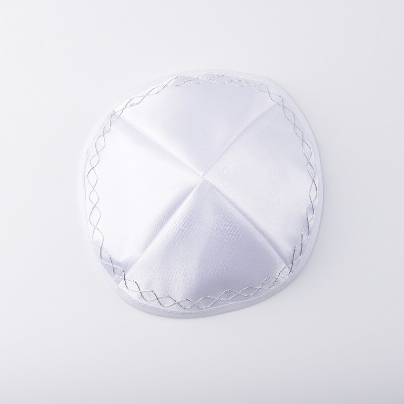 Kippah Hats Supplier - OEM Wholesale Jewish Satin Embroidery