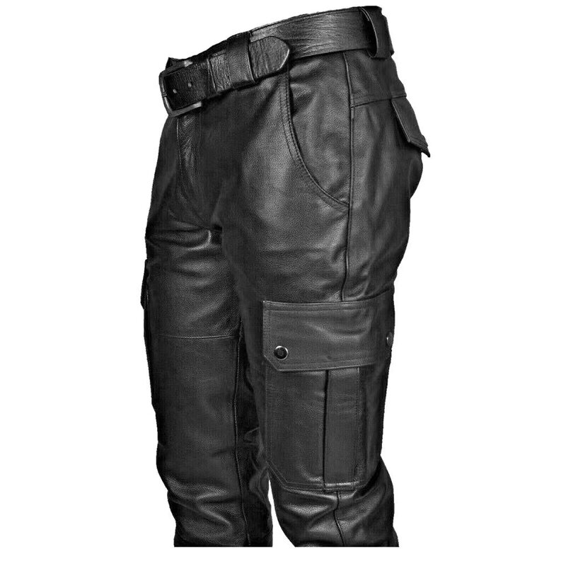 Leather Pants Supplier - OEM PU Vegan Leather Motorcycle Pants