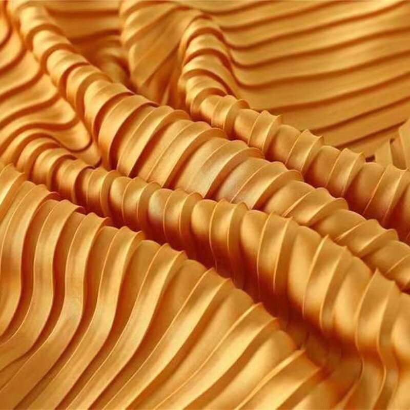 Square Scarf Supplier - OEM Women's Pleated Satin Silk Hair