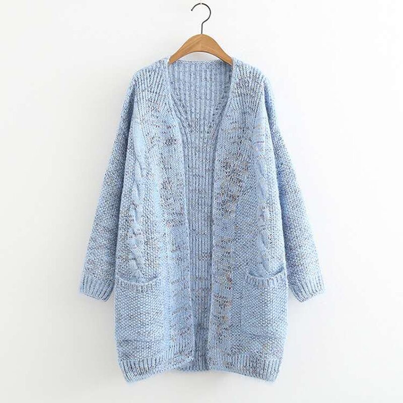 Cardigan Supplier - OEM Hot Sale Soft V-neck Knitted Mid-length