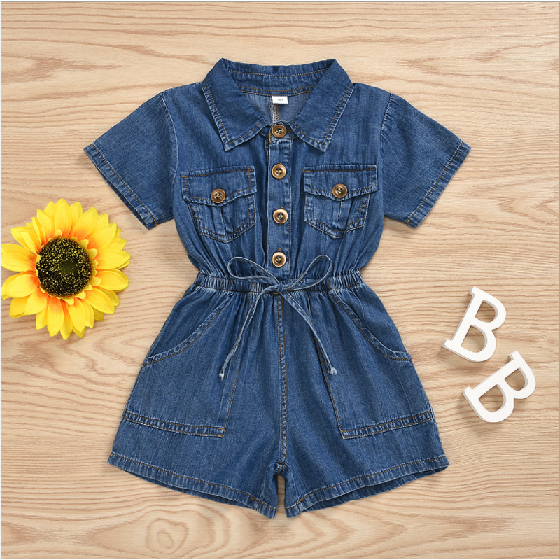 Denim Dress Set Supplier - OEM Sweet Design Girls Woven Jeans