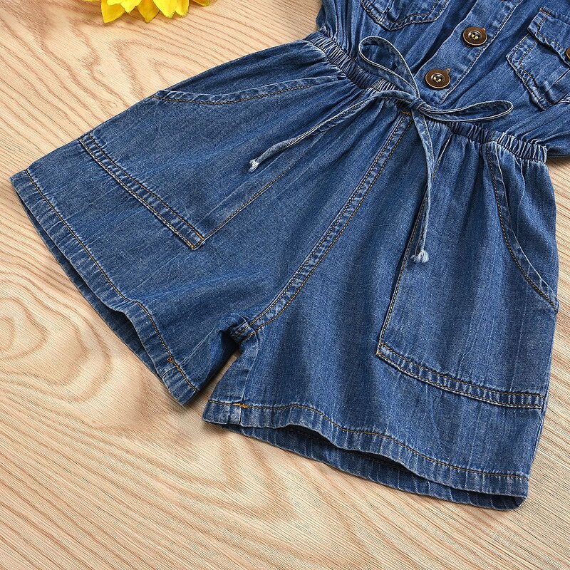 Denim Dress Set Supplier - OEM Sweet Design Girls Woven Jeans