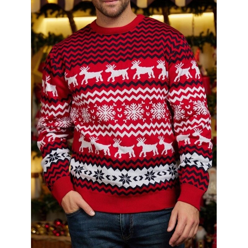 Christmas Sweater Manufacturer - OEM Wholesale Unisex Ugly Jacquard