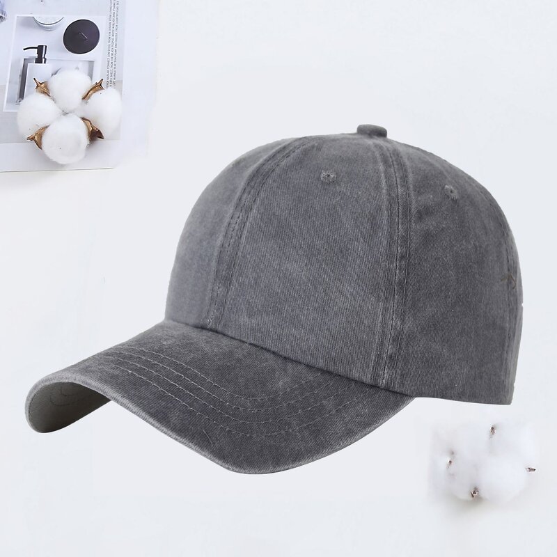 Dad Hat Factory - OEM Custom Washed Distressed Adjustable Dad