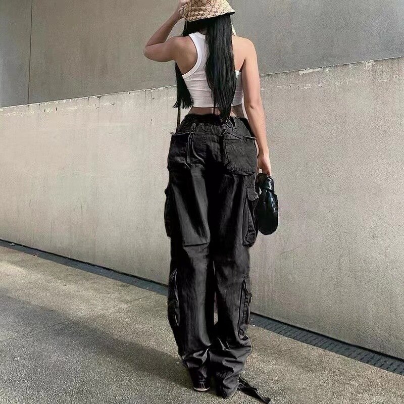 Cargo Pant Manufacturer - OEM Custom High Waist Streetwear Baggy
