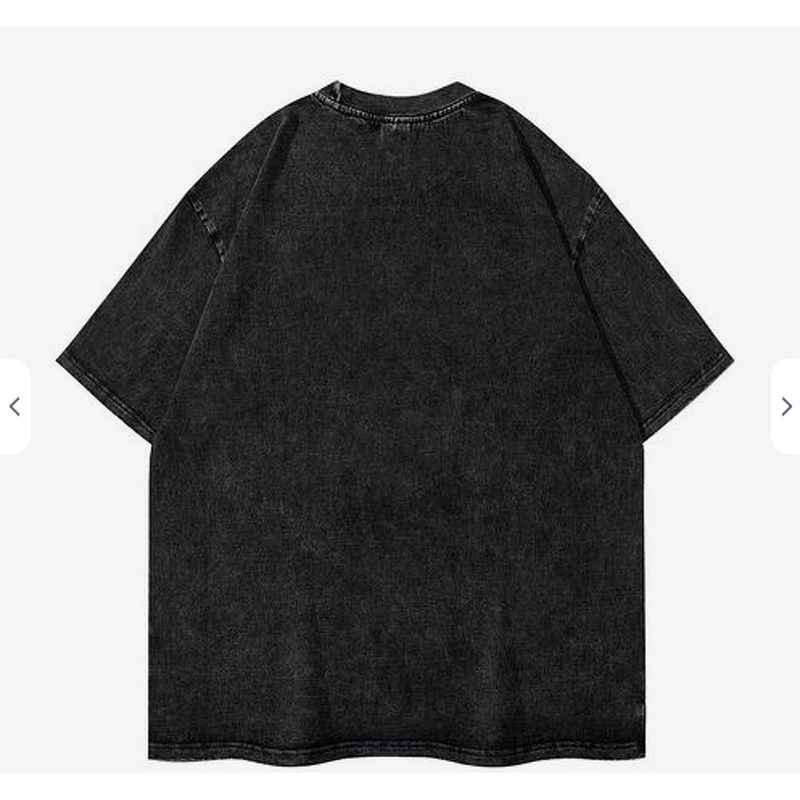 T-Shirt Supplier - OEM Heavyweight 100% Cotton Stone-Washed