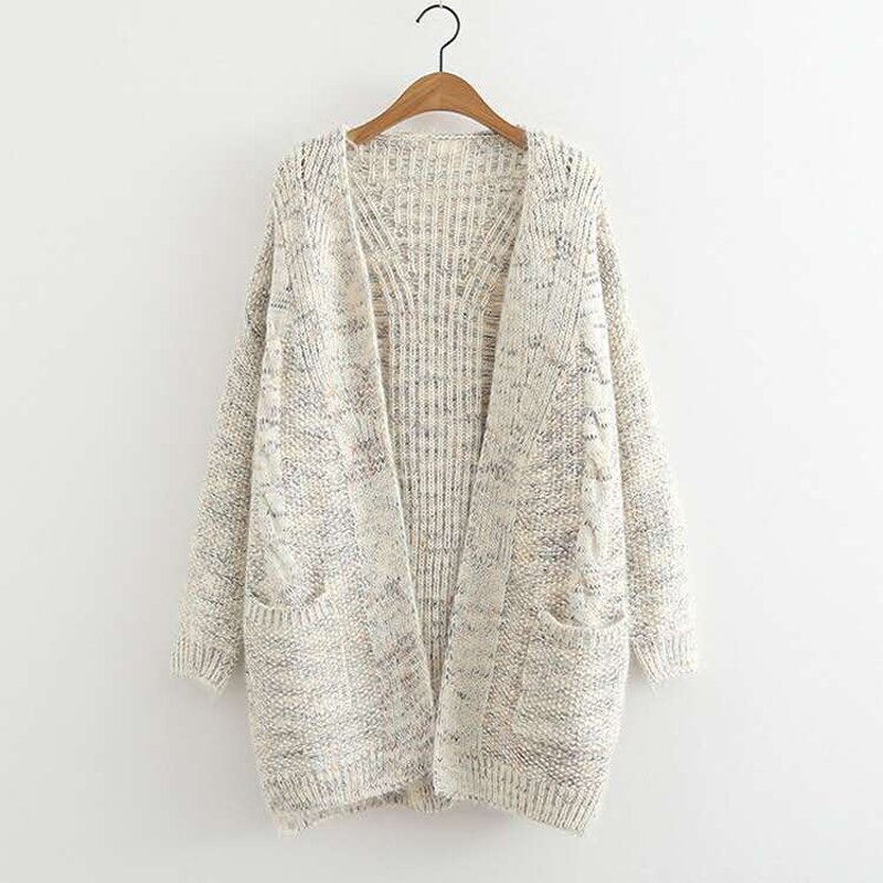 Cardigan Supplier - OEM Hot Sale Soft V-neck Knitted Mid-length