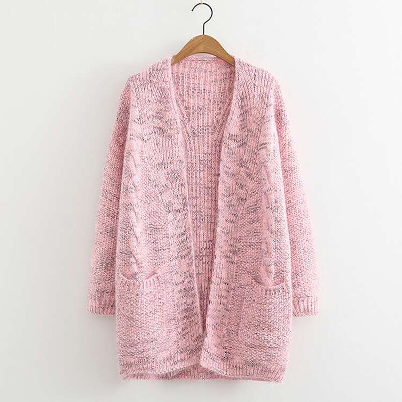 Cardigan Supplier - OEM Hot Sale Soft V-neck Knitted Mid-length