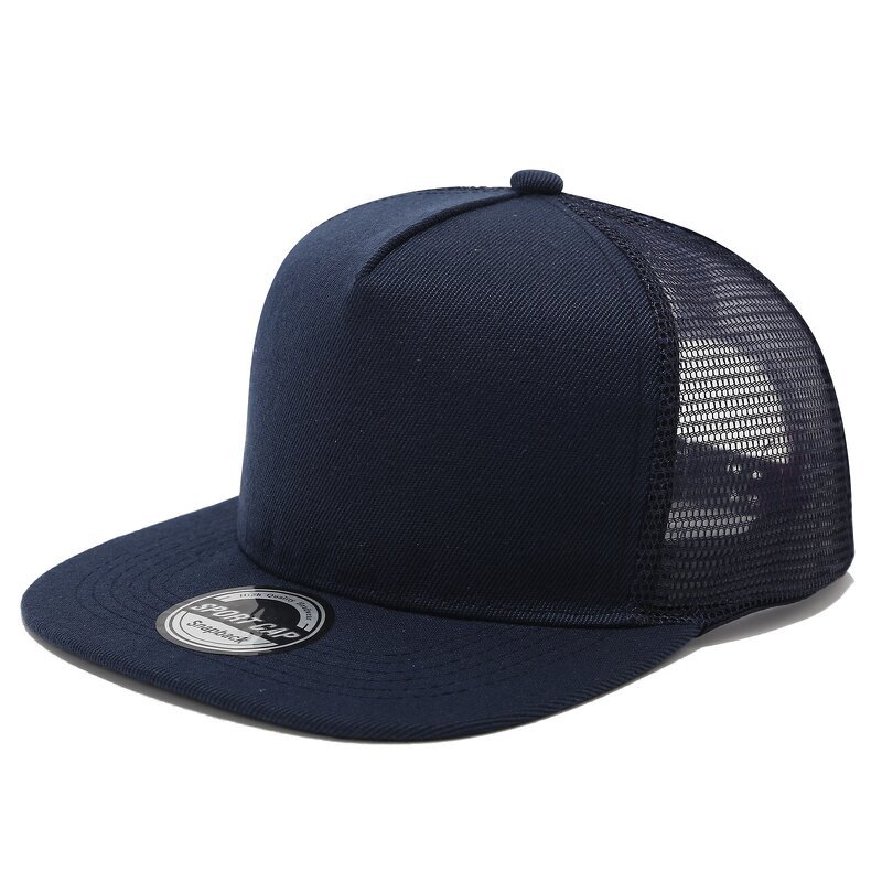 Trucker Hat Supplier - OEM Customized Leather Patch 5 Panels