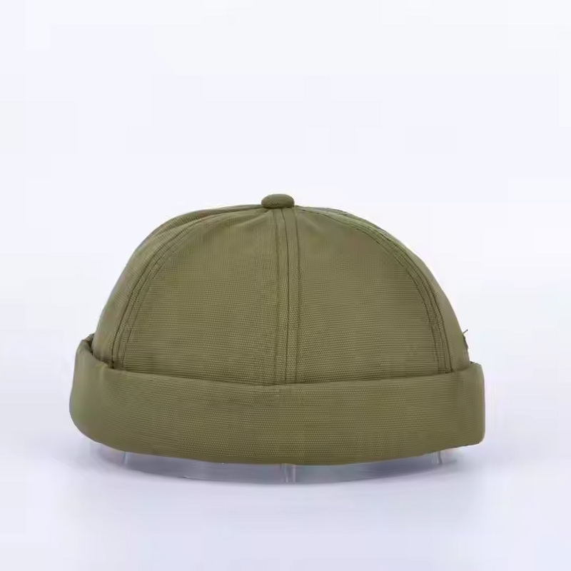 Beanie Cap Factory - OEM Leon Vintage Leather Strap Cap