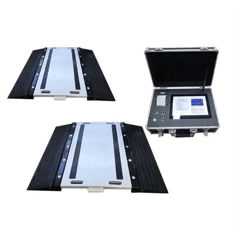 Mobile Axle Weigh Pad Factory - 1-20t Vehicle Overload Wireless with Ramp