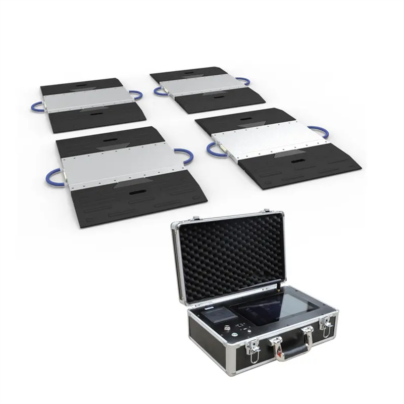 Mobile Axle Weigh Pad Factory - 1-20t Vehicle Overload Wireless with Ramp