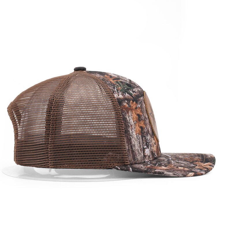Trucker Hat Manufacturer - OEM Richardson 112 Camouflage Leather
