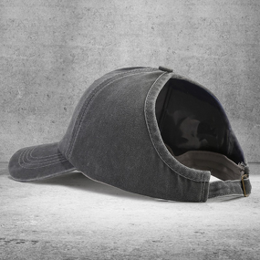Ponytail Baseball Cap Manufacturer - OEM Washed Vintage Distressed Duckbill